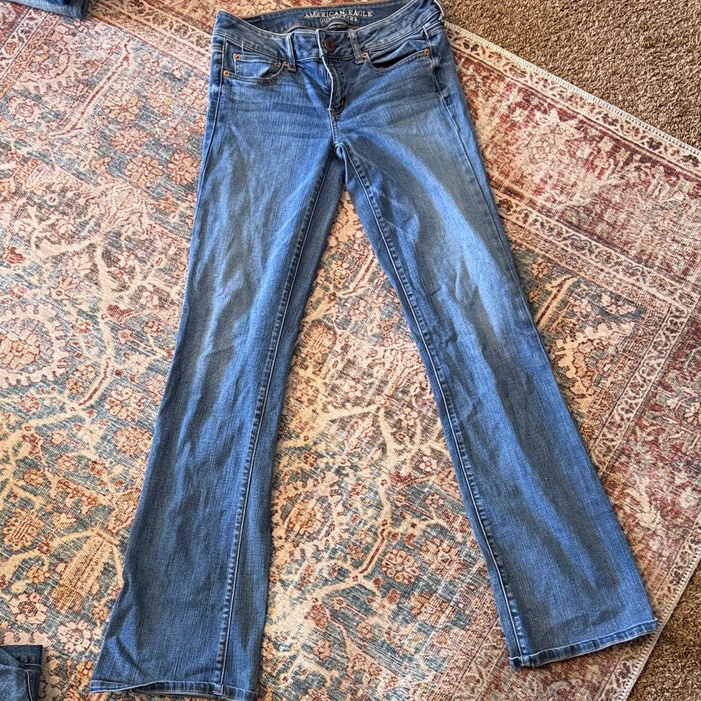 American Eagle Outfitters Light Blue Flare Jeans